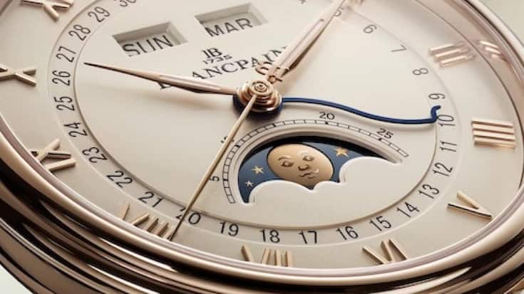 Ein Vollkalender mit Mondphase findet sich bis heute in der Kollektion von Blancpain..jpeg