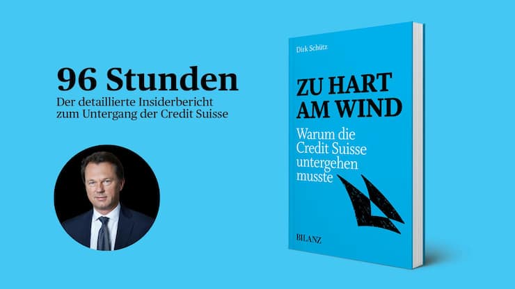 Das neue Buch von Dirk Schütz: Zu hart am Wind - Warum die Credit Suisse untergehen musste.
