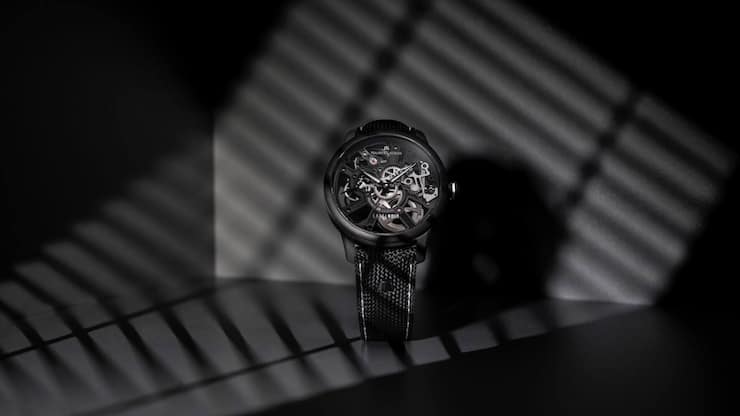 Maurice Lacrois Skeleton Label Noir