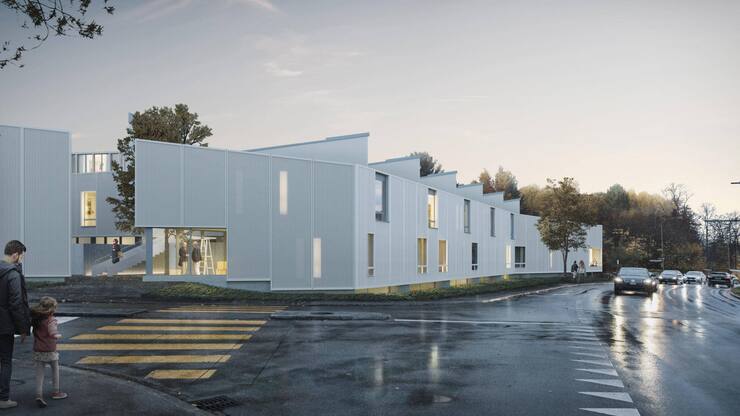 Mikrohäuser: In Zollikerberg werden für Moyreal ab 2020 Kleinsthäuser gebaut.