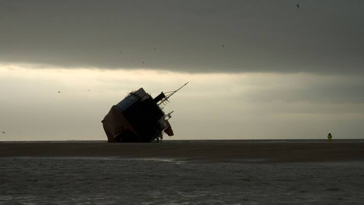 Rezession Schiff Krise Schieflage