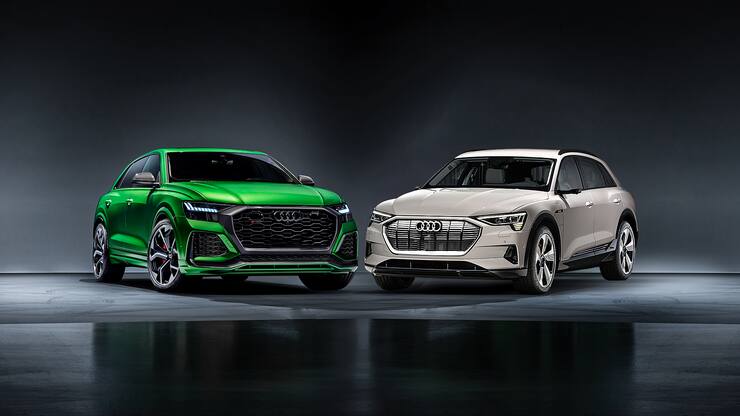 Audi RS Q8 und Audi etron