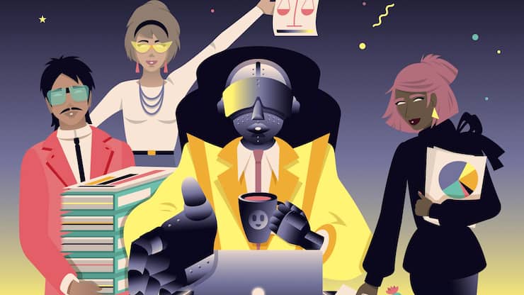 Arbeitsteilung: Der Kollege KI übernimmt immer mehr Routinejobs, derweil sich Steuerberater und Treuhänder auf komplexere ­Aufgaben konzentrieren können.