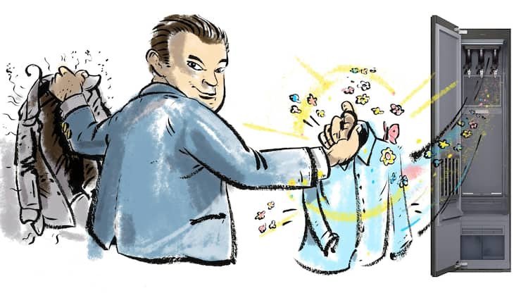 Der AirDresser ist ein Reinigungs- und Pflegesystem für Kleider, die nicht häufig gewaschen werden können.