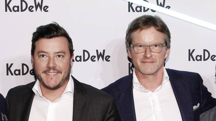 Signa-Gründer René Benko (links) und sein Retail-Chef Dieter Berninghaus.