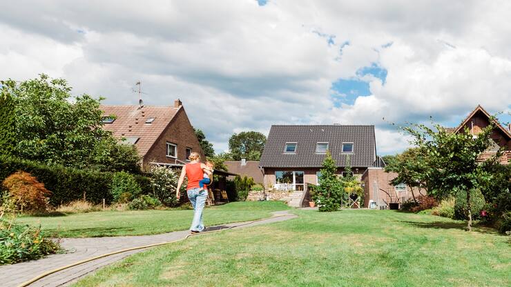 Hypotheken Symbol Einfamilienhaus Eigenheim