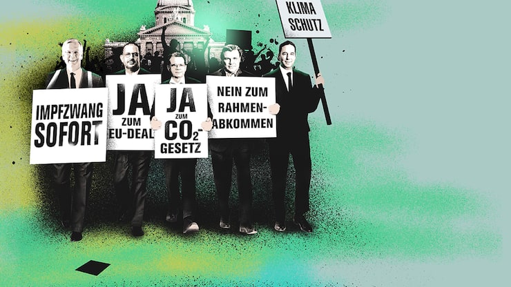 Illustration zu politischen CEOs - Bilanz 06/21