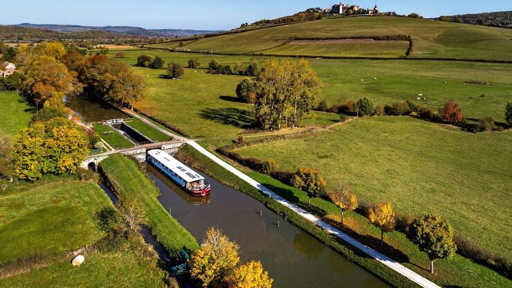 Flussreise Schiff Reine Pédauque Burgund