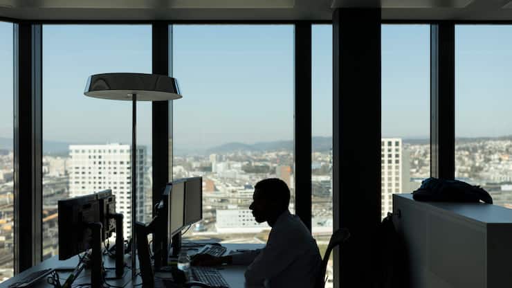 GAM, Global Asset Management, Buero im Zuercher Prime Tower am 13. Maerz 2017. (KEYSTONE/Gaetan Bally)