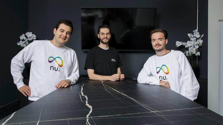 Drei aus der Führungscrew von Nu.Education: Nicolas Merz, Ramon Lisibach, Gian Sacco (von links).