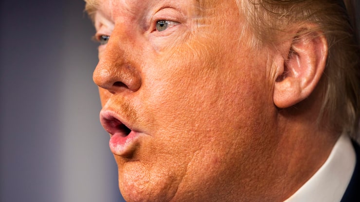 AufgedecktDonald Trump verwendete ­angeblich den ­orangefarbenen ­Abdecktstift einer Schweizer Firma.