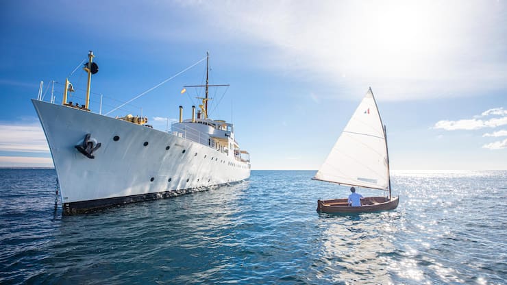 Auf der Jacht «Marala» aus den 1930er Jahren schipperte schon Frank Sinatra.
