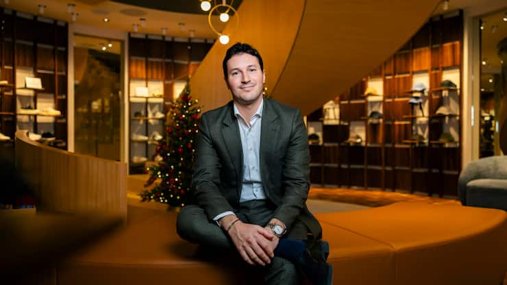 Foto: Thomas Meier, ZÃ¼rich, 21.11.25. Loic Brunschwig, CEO von Bongenie. FÃ¼r Handelszeitung HZ.