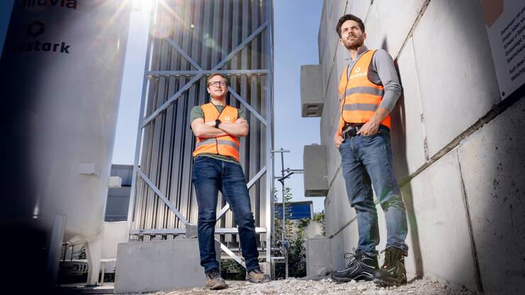 Mit ihrer Carbon-Capture-Technologie verzeichnen die Co-CEOs von Neustark, Valentin Gutknecht und Johannes Tiefenthaler, ein Wachstum von 271 Prozent pro Jahr.