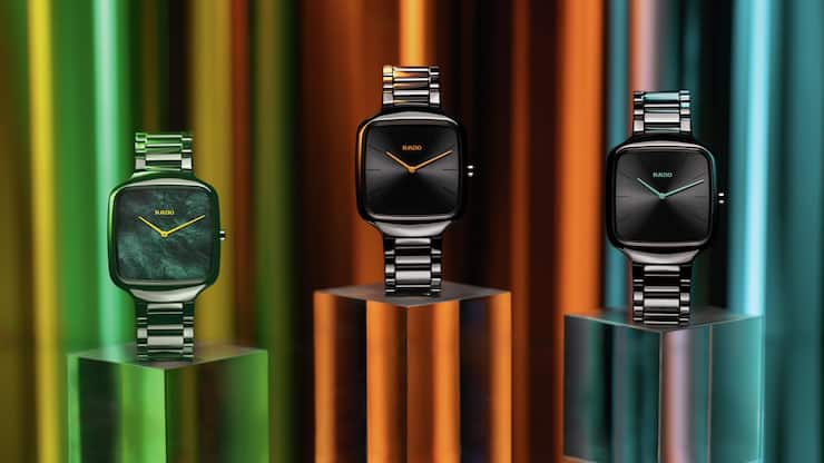 Die drei neuen Modell der «True Square Thinline»-Kollektion.