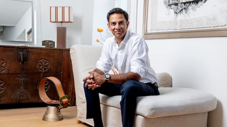 09.08.2024 - Founex - Rahul Saghal, the new CEO of the Swiss-American Chamber of Commerce at his home. Photo Darrin Vanselow Â© DARRIN VANSELOW FÃR HANDELSZEITUNG