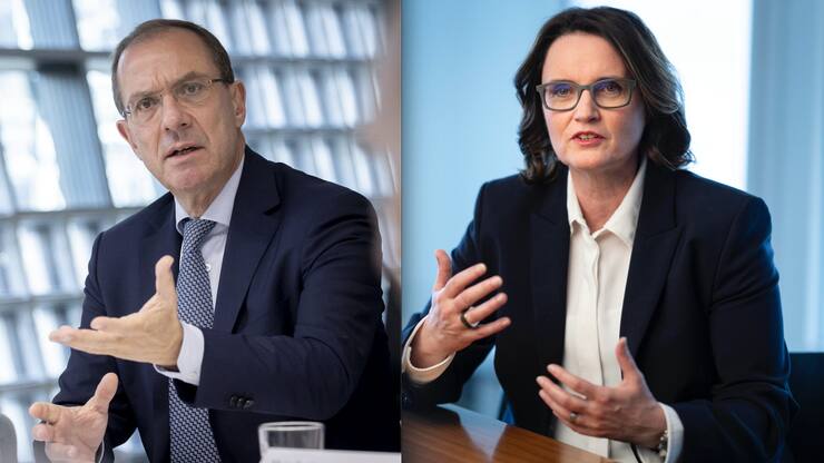 GegenspielerBankiervereinigungs-Präsident Marcel Rohner stellt sich mit ­seinen 17 Verwaltungsräten gegen Finma-Präsidentin Marlene Amstad.