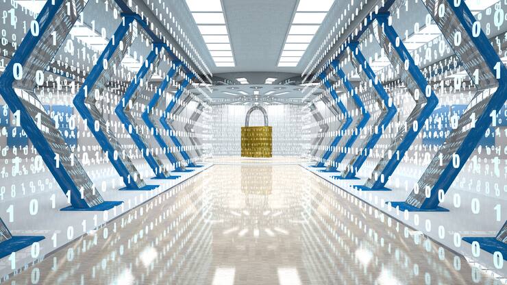 Blockchain-Darstellung