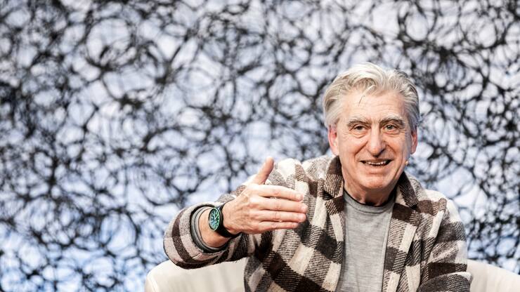 Nick Hayek, CEO Swatch Group, im GesprÃ¤ch mit Patrik MÃ¼ller, Chefredaktor CH Media, (nicht im Bild), am SwissMediaForum am 5. November 2020 im Lake Side ZÃ¼rich.