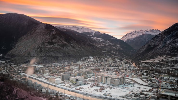 Lonza-Gelände in der Walliser Gemeinde Visp