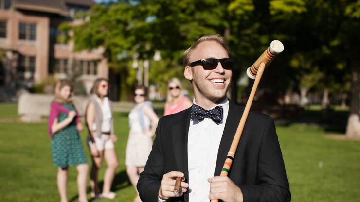 Gutverdiener geniesst das Leben