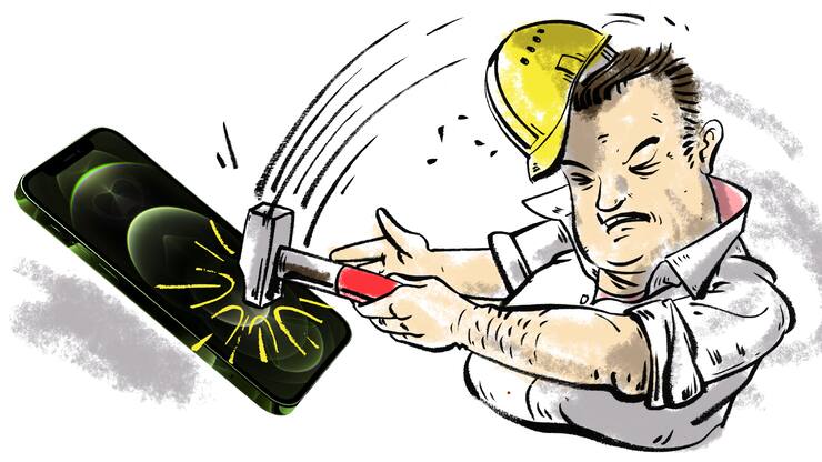 Kowalskys Crashtest iPhone 12 Pro