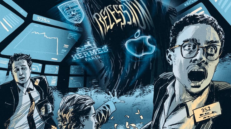 Illustration zur Rezession