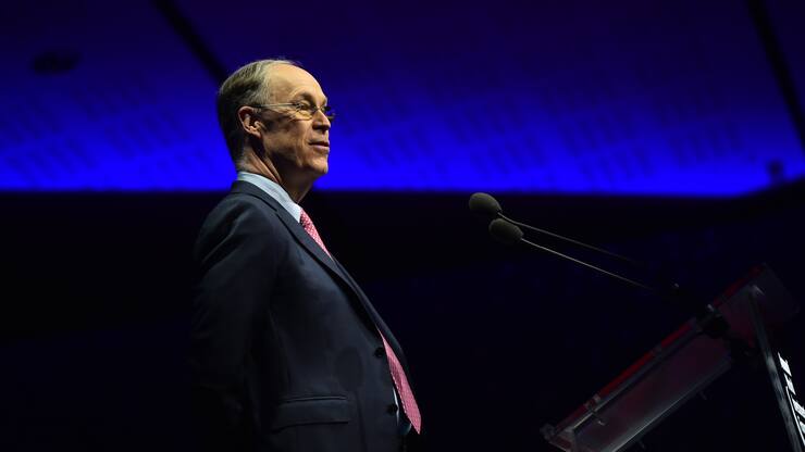 Ökonom DOUGLAS W. DIAMOND an einer Tagung von Amundi 2023