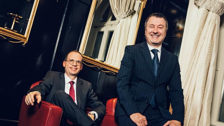 Das Sieger-Duo der Bank von Roll: Michael Schnetzer (links), Head of Asset Management, und Paolo Zatta, Senior Relationship Manager.