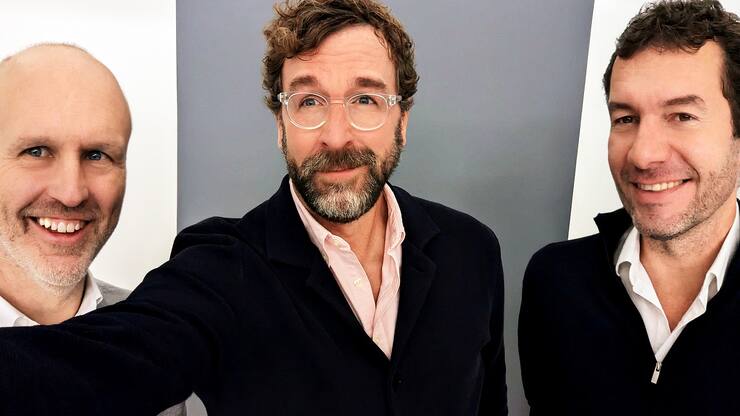 Carsten Keller (m.) löst Holger Felgner (l.) und Tim Stracke bei Chrono24 ab.