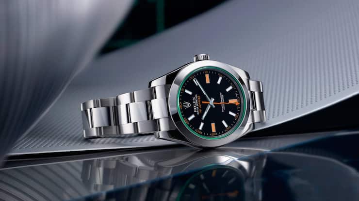 Rolex Milgauss mit schwarzem Zifferblatt
