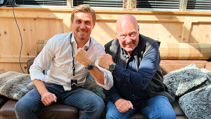 Ben Küffer von Norqain und Jean-Claude Biver