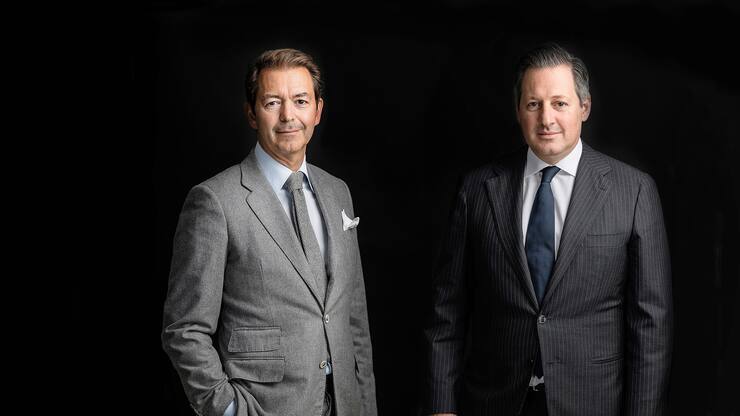 Wealth-Management-Chefs Boris Collardi und Rémy Best bei Pictet
