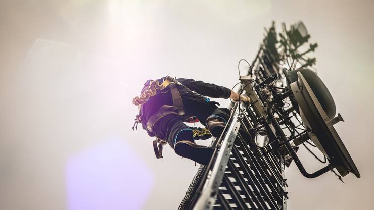 Telekommunikation Elektrik Strommast