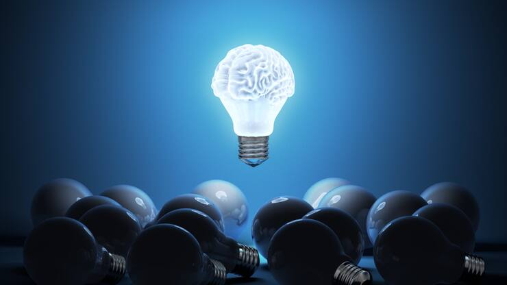 Die besten Gehirne bringen Ideen zum Leuchten.