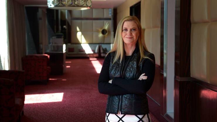 MUMBAI, INDIA - MARCH 10: Marianne Lake, Global Chief Financial Officer of JP Morgan, photographed on March 10, 2014 in Mumbai, India. (Photo by Abhijit Bhatlekar/Mint via Getty Images)