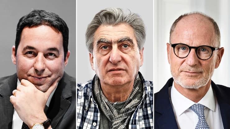  Christian Mumenthaler, Swiss Re; Nick Hayek, Swatch Group; Bernhard Hodler, Julius Bär (v.l.).