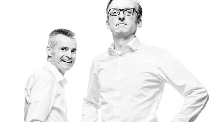 Andreas BogenstÃ¤tter (ohne Brille) und Thomas Fischer