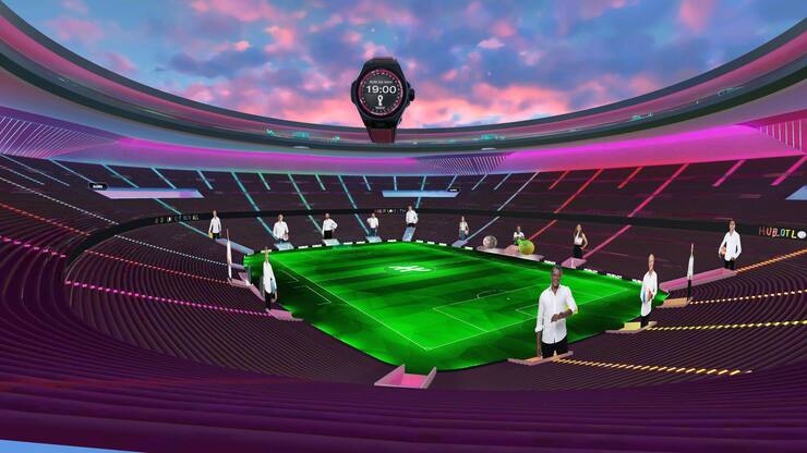 Das «Hublot Loves Football Metaverse-Stadium»