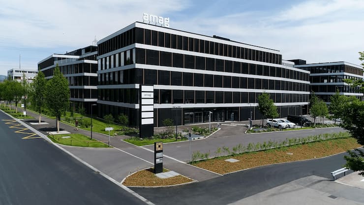 Helix-Gebäude der Amag in Cham