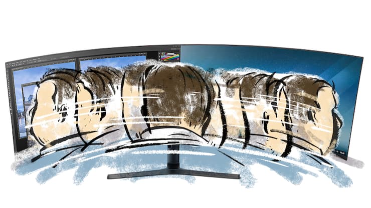 Kowalskys Crashtest Samsung Breitbildmonitor