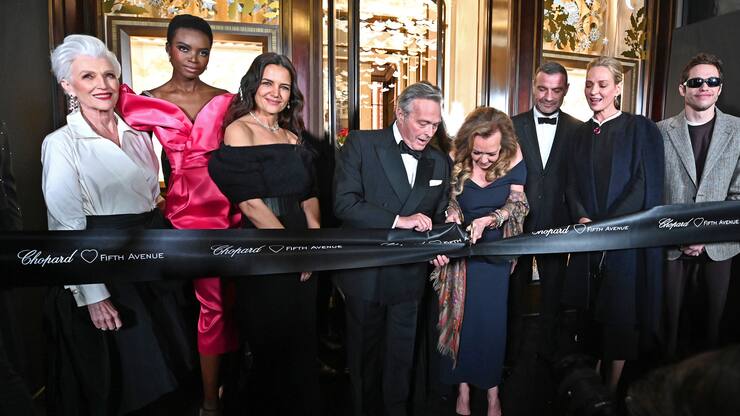 Neue Flagschiff: Die Scheufeles eröffnen die neue Boutique von Chopard in New York.