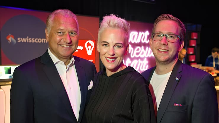 Peter E. Bodmer, Beka Group;Nadine Borter, Contexta;Jonathan Isenring, MitgrÃ¼nder & CEO Digital Festival ZÃ¼rich