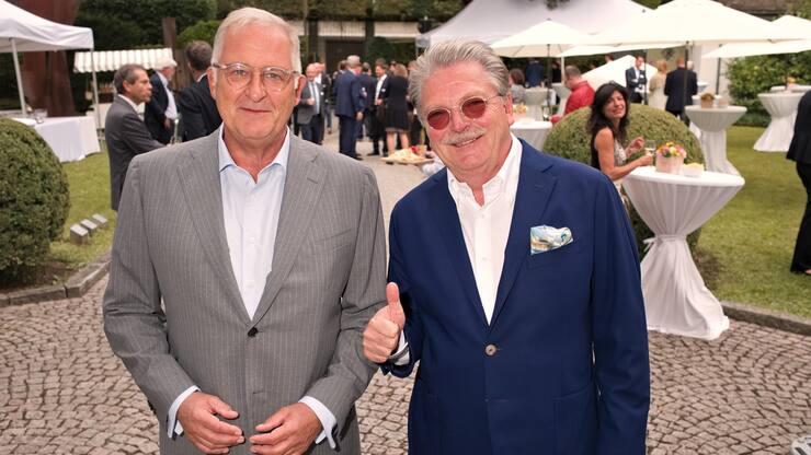 Die Gastgeber:Stephan Reifferscheid, Partner, Knight Gianella;Sandro V. Gianella, Partner, Knight Gianella