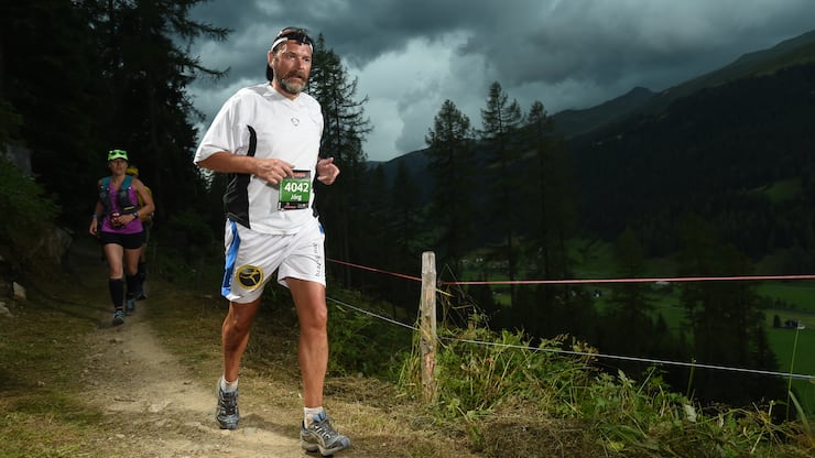 Fleurop-Schweiz-Chef Jörg Beer beim Swissalpine in Davos