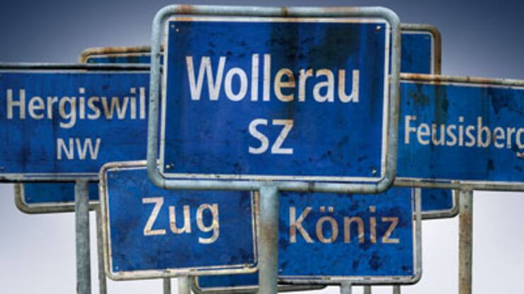 Ortstafeln von Schweizer Steueroasen: 2017 haben sich so viele Steuersünder wie noch nie selbst angezeigt