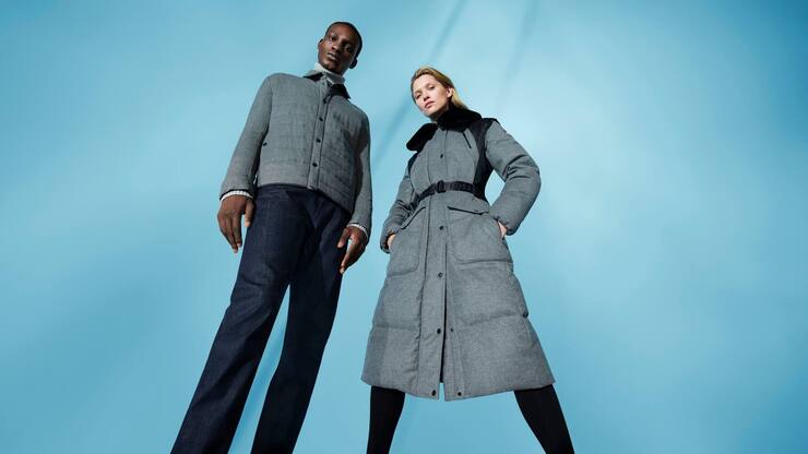 Zwei Models in Fusalp-Skibekleidung