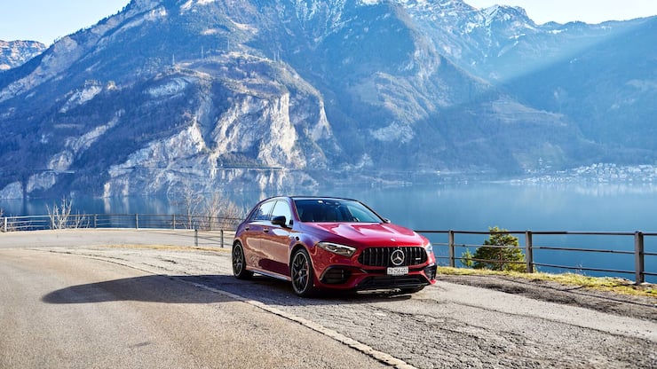 Mercedes AMG A45 S 4MATIC+, Testfahrt