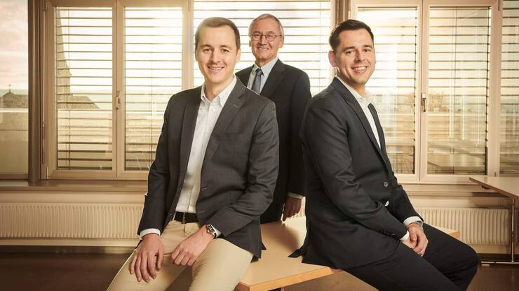 Olivier, Daniel und Marc Schluep