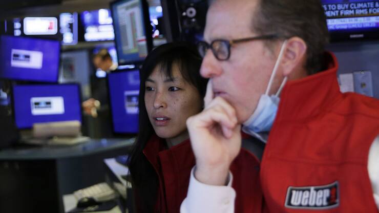 Wall Street Handel Aktie Börse